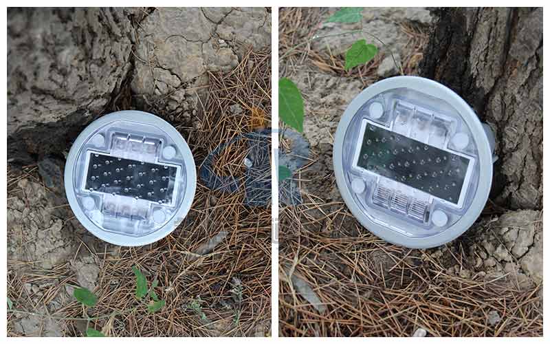 mbedded Aluminum LED Solar Stud for Road