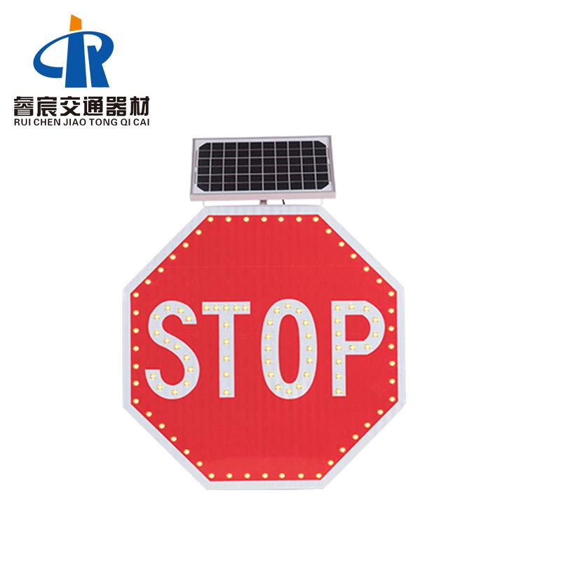 LED Solar Flashing Stop Signs